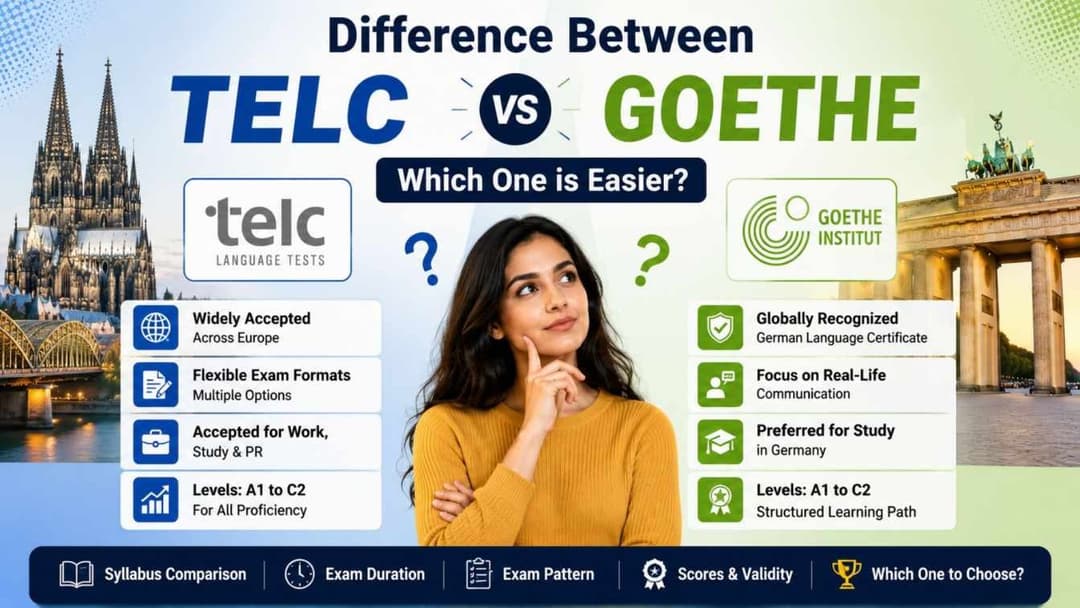 Difference Between TELC and Goethe Exam: Which One is Easier?