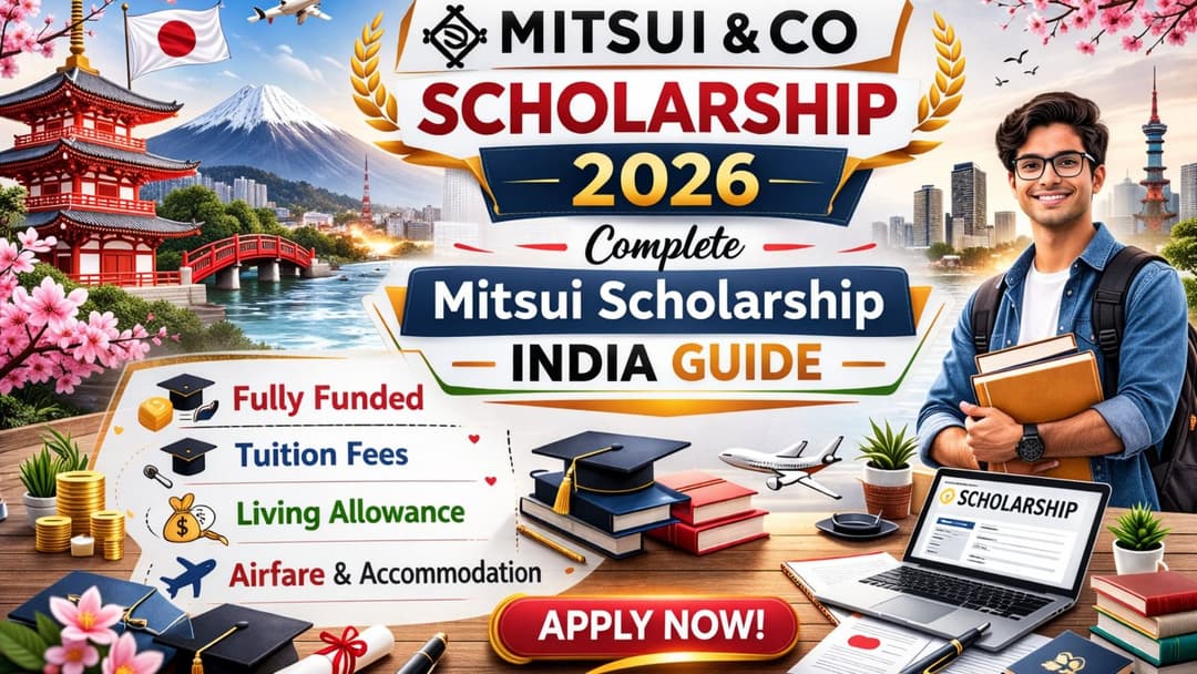 Mitsui & Co Scholarship 2026 | Complete Mitsui Scholarship India Guide