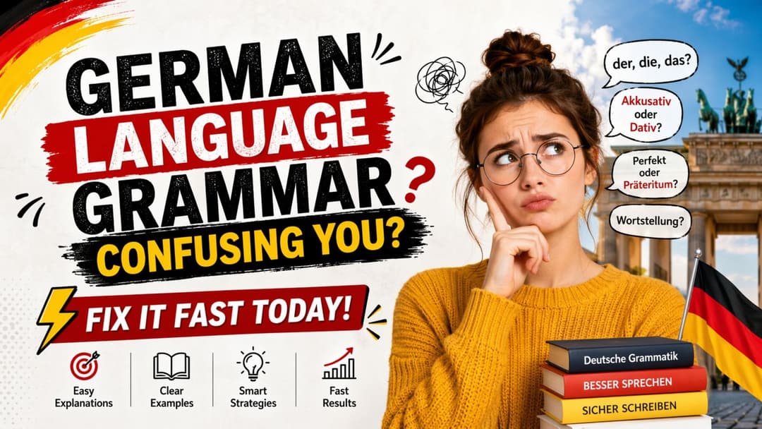 German Language Grammar Confusing You? Fix It Fast Today!