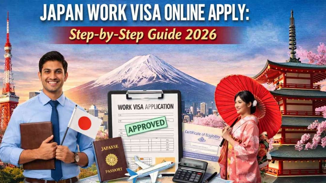 Japan Work Visa Online Apply: Step-by-Step Guide 2026
