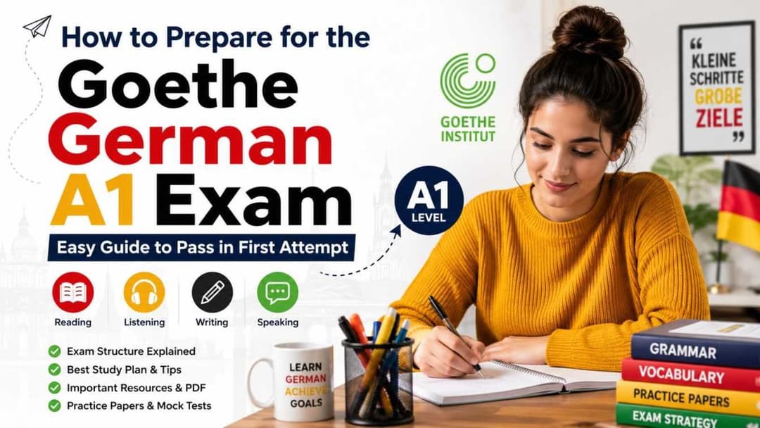 How to Prepare for the Goethe German A1 Exam (2026): Easy Pass Guide