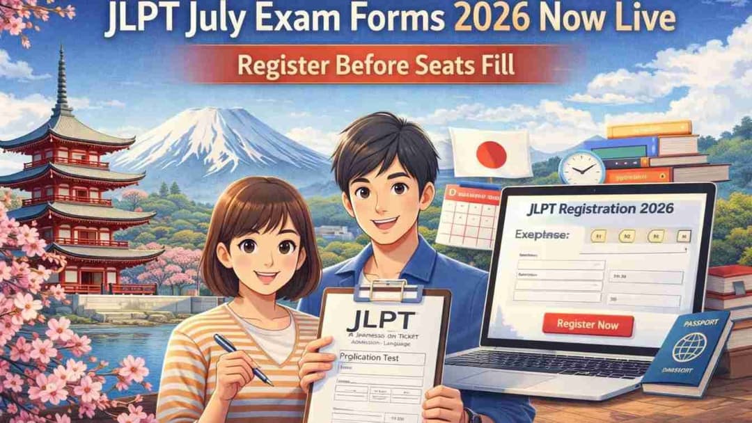 JLPT July Exam Forms 2026 Now Live – Register Before Seats Fill