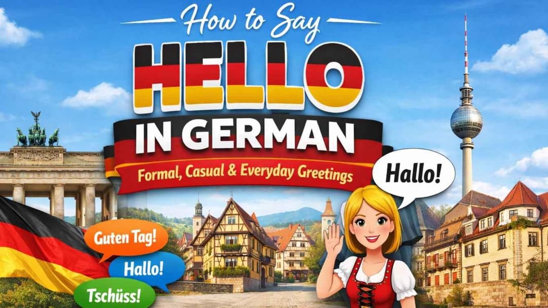 How to Say Hello in German (Formal, Casual & Everyday Greetings)
