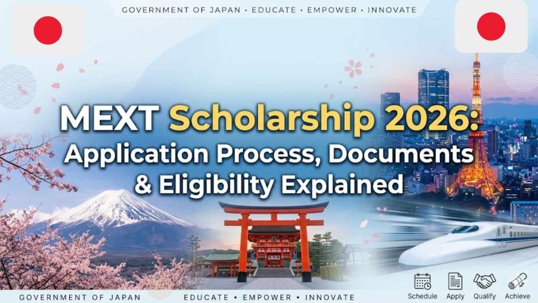 MEXT Scholarship 2026: Application Procedure & Essential Documents for Students