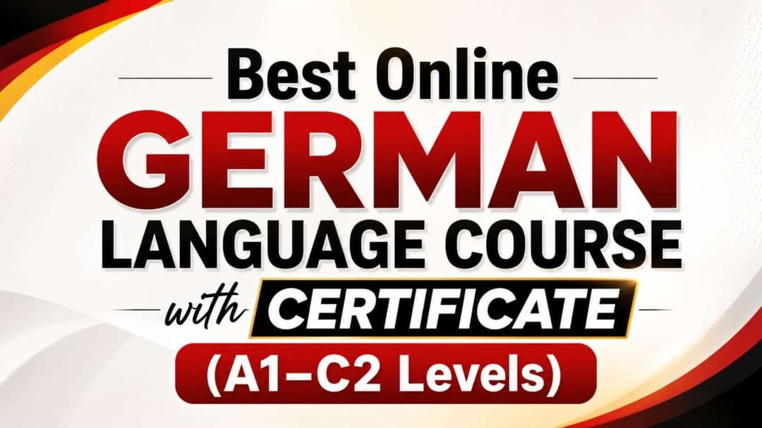 Best Online German Language Course with Certificate (A1–C2 Levels)