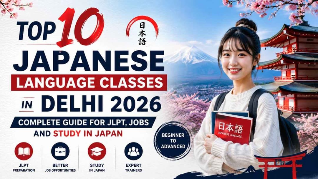 Top 10 Japanese Language Classes in Delhi 2026 – Complete Guide for JLPT, Jobs and Study in Japan